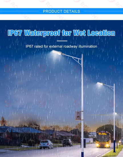 Romanso ou ODM Chine Boîtier de réverbère LED avec ETL